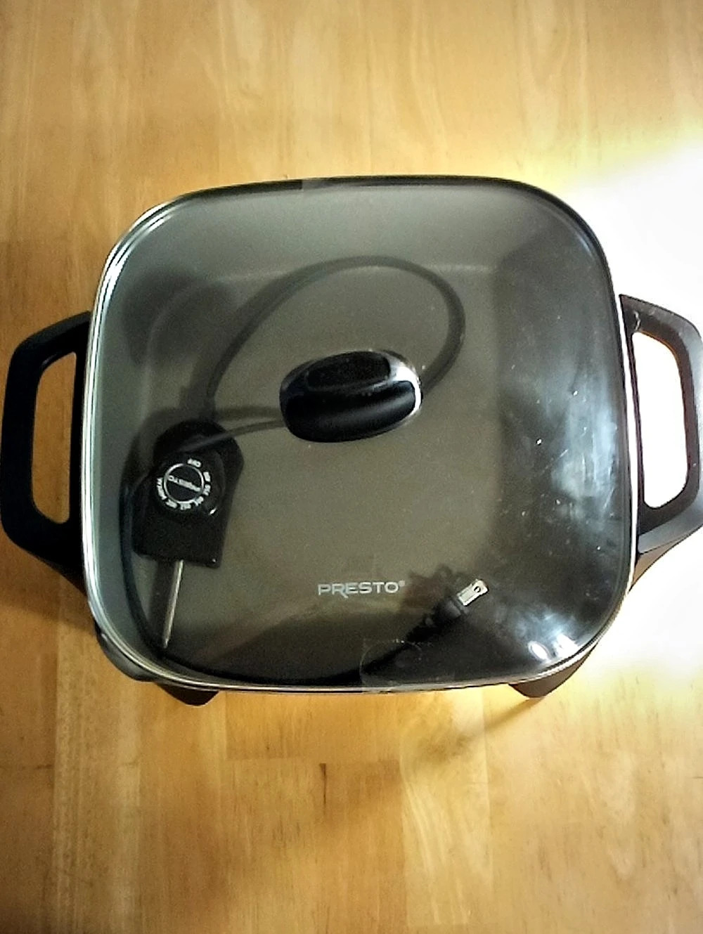 Presto 16-Inch Electric Skillet with Glass Lid in Black